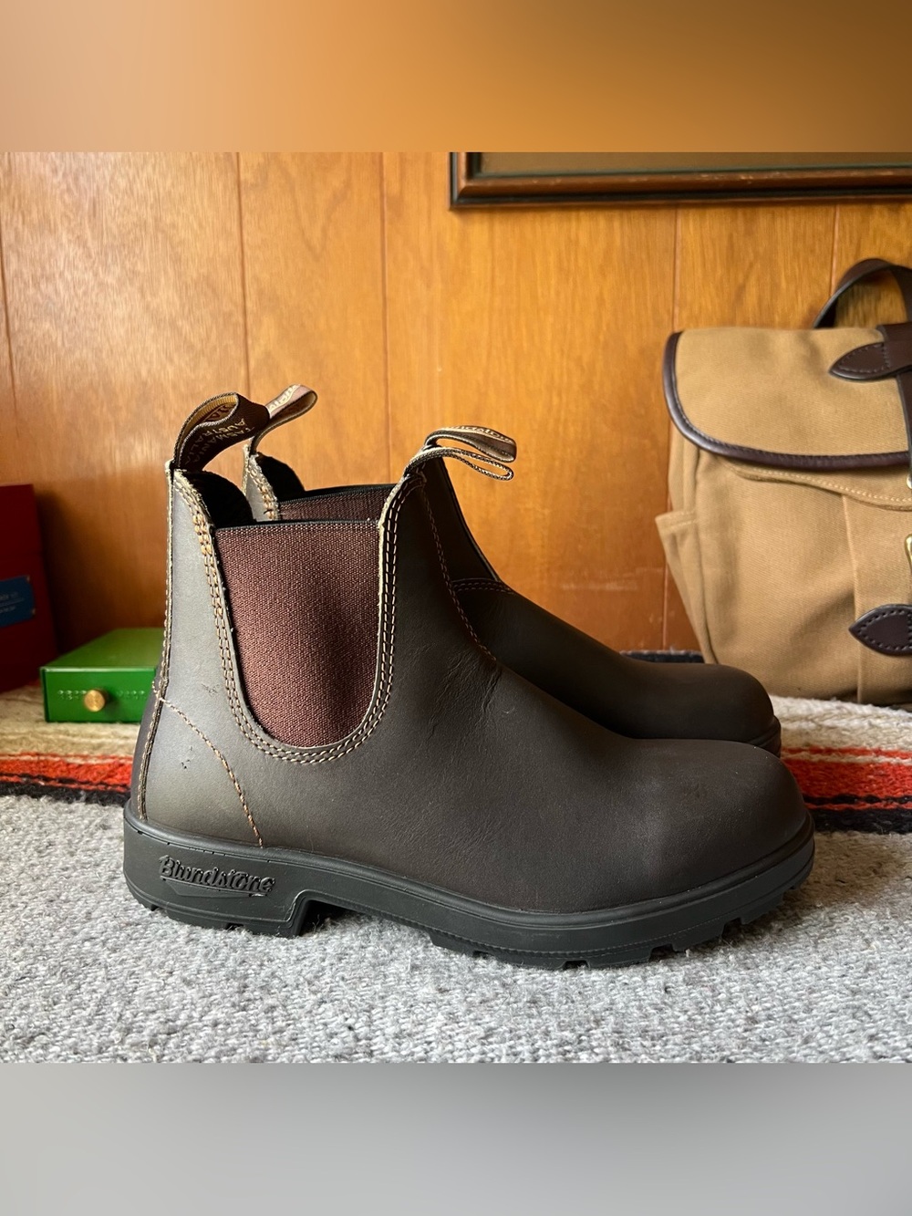 Blundstone Chelsea Boots Brown Leather - Picture 10 of 13
